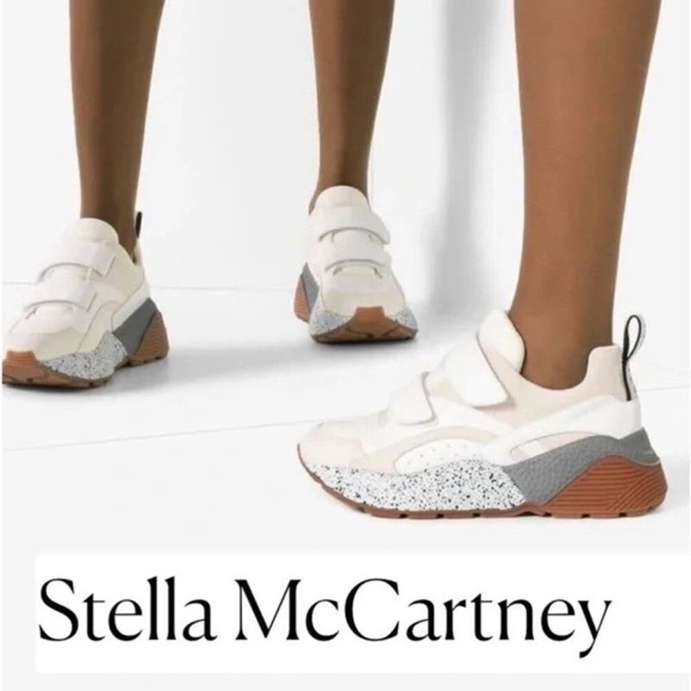 Stella McCartney Chunky Sneakers 5 35 Trainers Designer Italy Chic White Eclypse